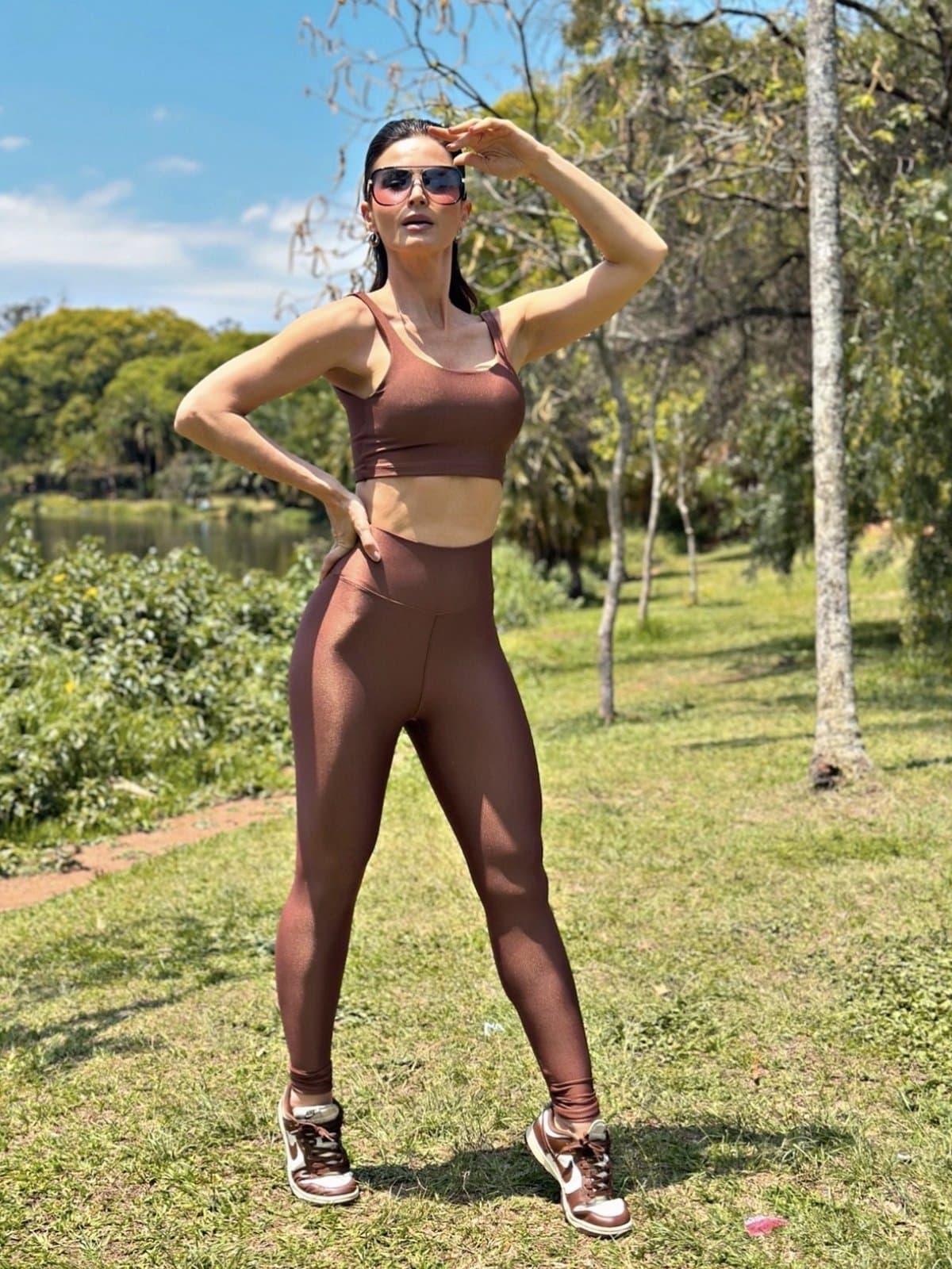 Conjunto Marrom Yasmim